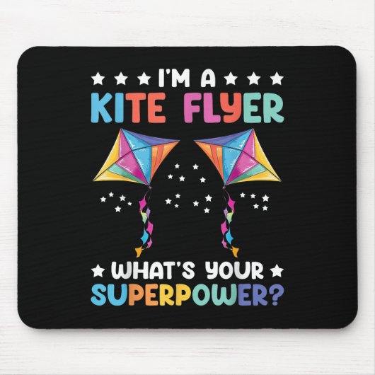 Im Kite-Flyer Kitesurfing Kite Flying Mousepad (Vorne)