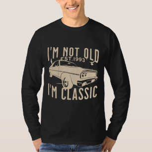 Im klassischen EST 1993 Vintage Männer schwarz T-Shirt