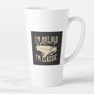Im klassischen modernen trendigen Vintage Car nich Milchtasse