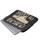 Im klassischen modernen Vintage Car Trendsetter ni Laptopschutzhülle (Vorne Knopf)