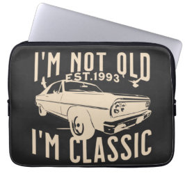 Im klassischen modernen Vintage Car Trendsetter ni Laptopschutzhülle