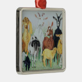 Im Klee Silbernes Ornament (Rechts)