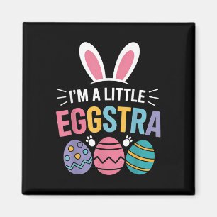 Im kleinen Eggstra Funny Osterhase für Kleinkinder Magnet