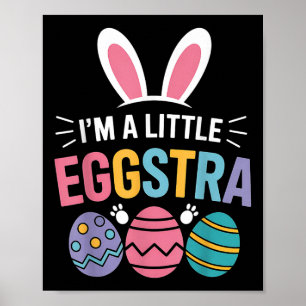 Im kleinen Eggstra Funny Osterhase für Kleinkinder Poster