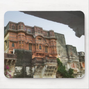 Im königlichen Ghanerao-Schloss, Rajasthan, Indien Mousepad