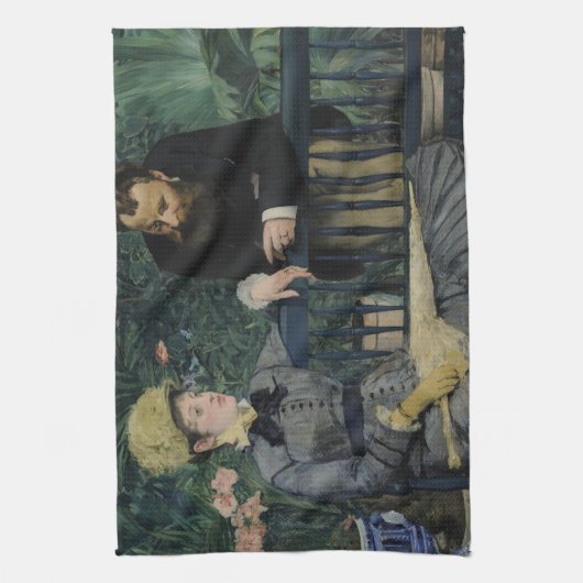 Im Konservatorium durch Edouard Manet Geschirrtuch (Vertikal)