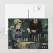 Im Konservatorium - Édouard Manet (1879) Postkarte (Vorne/Hinten)
