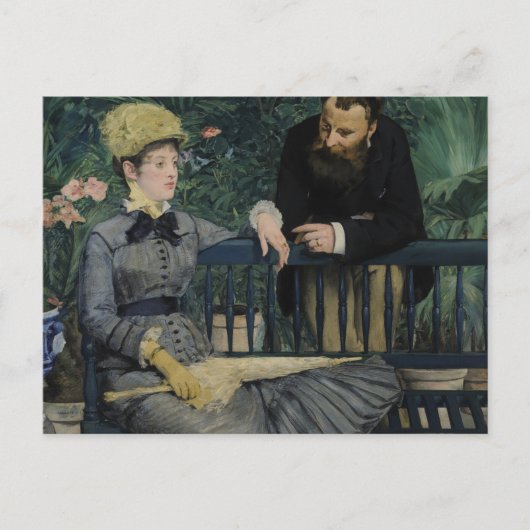 Im Konservatorium - Édouard Manet (1879) Postkarte (Vorderseite)