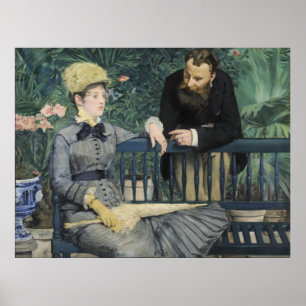 Im Konservatorium Edouard Manet Poster