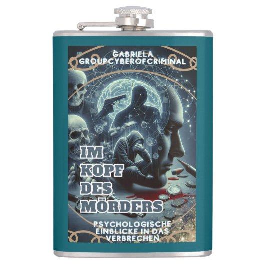 Im Kopf des Mörders Flachmann (Vorderseite)