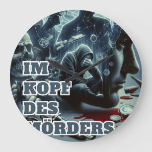 Im Kopf des Mörders  Große Wanduhr