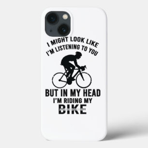 Im Kopf fahre ich mit meinem Fahrrad T-Shirt Case-Mate iPhone Hülle