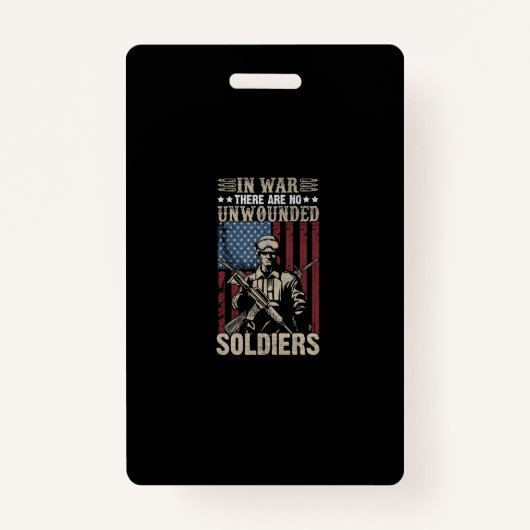 Im Krieg gibt es keine unverletzten Soldaten Ausweis (Vorderseite)