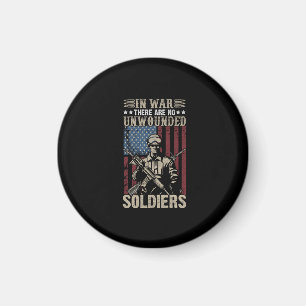 Im Krieg gibt es keine unverletzten Soldaten Magnet