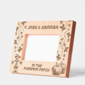 Im Kürbisgefecht Herbst Individuelle Name Geätzte Rahmen (Links)