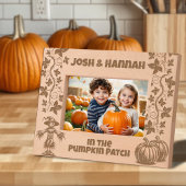 Im Kürbisgefecht Herbst Individuelle Name Geätzte Rahmen