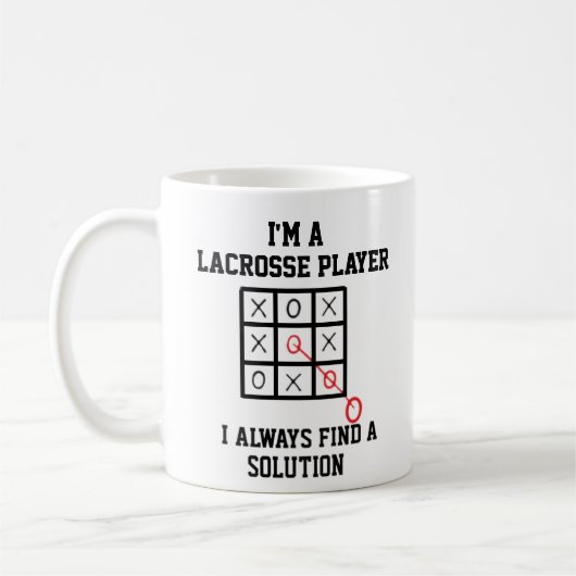 Im Lacrosse Player finde ich immer eine Lösung Kaffeetasse (Links)