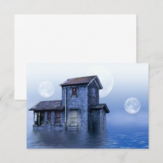 Im Lake House Dankeskarte (Vorne/Hinten)