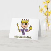 Im Land der Blinden Karte (Gelbe Blume)