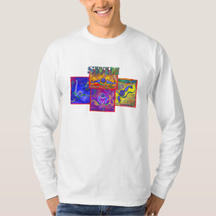 IM langes Hülsent-stück der Deckung T-Shirt