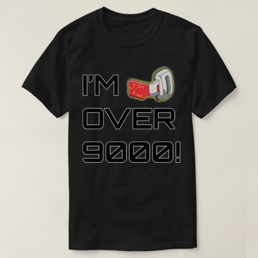 Im Laufe von 9000 über 9000 T-Shirt (Design vorne)