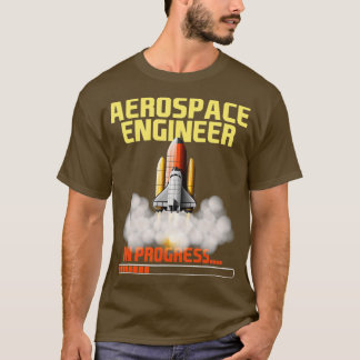 Im laufenden Luftfahrtingenieur T-Shirt
