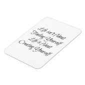 Im Leben geht es nicht darum, sich selbst zu finde Magnet (Linke Seite)