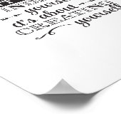 Im Leben geht es nicht darum, sich selbst zu finde Poster (Ecke)