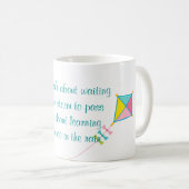 Im Leben geht es nicht darum, warten, zu tanzen Kaffeetasse (VorderseiteRechts)