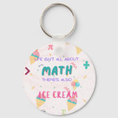 Im Leben geht es nicht nur um Mathematik, sondern Schlüsselanhänger (Rückseite)