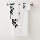 Im Leben geht es um Balance. Japanischer Koi-Karpf Badhandtuch Set (Insitu)