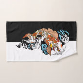 Im Leben geht es um Balance. Japanischer Koi-Karpf Badhandtuch Set (Handtuch)