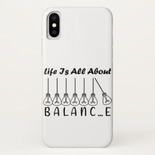 Im Leben geht es um die Balance motivierend Inspir Case-Mate iPhone Hülle