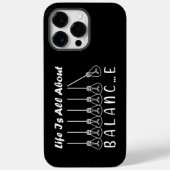 Im Leben geht es um die Balance motivierend Inspir Case-Mate iPhone Hülle (Rückseite)