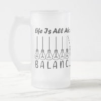 Im Leben geht es um die Balance motivierend Inspir