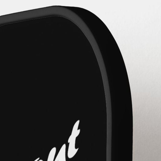 Im Leben geht es um die Balance motivierend Inspir Pickleball Schläger (Linke Seite)