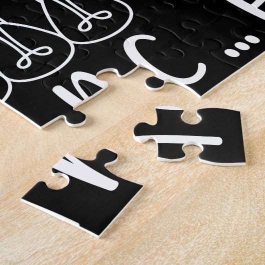 Im Leben geht es um die Balance motivierend Inspir Puzzle (Seite)