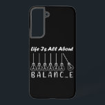 Im Leben geht es um die Balance motivierend Inspir Samsung Galaxy Hülle<br><div class="desc">Coole Pinselskripttypografie Bei Life geht es um Balance,  Balance,  Pinselskript,  Glühbirne,  Kursive,  Lebensquote,  Glühbirnen,  Pendeln,  Sprichwort,  Schrift,  Glühbirne,  Gleichgewichtskugeln,  Pendelkugeln,  Balancerad,  Schrifttypografie</div>