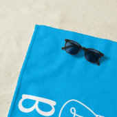 Im Leben geht es um die Balance motivierend Inspir Strandtuch (Beispiel)