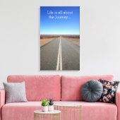 Im Leben geht es um die Motivierend Leinwand der R (Insitu (Wohnzimmer))