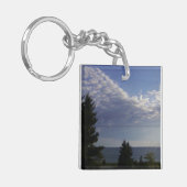 Im Leben geht es um die Reise Schlüsselanhänger (Vorderseite links)