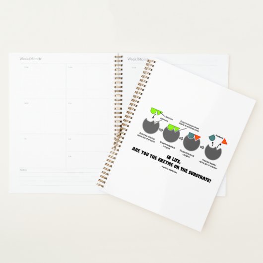 Im Leben sind Sie Enzym oder Substrat? Angesaugt Planer (Anzeige)