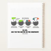 Im Leben sind Sie Enzym oder Substrat? Angesaugt Planer (Rückseite)