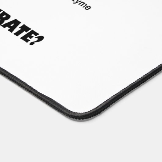 Im Leben sind Sie Enzym oder Substrat? Angesaugt Schreibtischunterlage (Ecke)