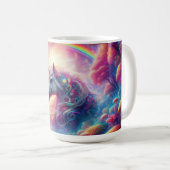 Im lebendigen Fantasy-Wald vereint Kaffeetasse (VorderseiteRechts)
