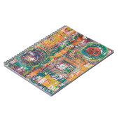Im Leder-Notebook Notizblock (Linke Seite)