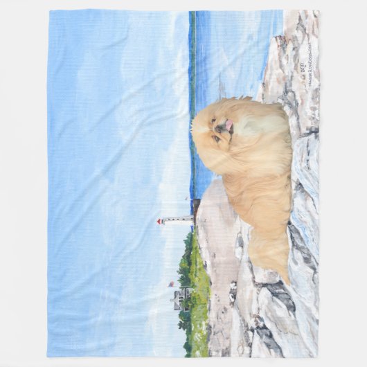 Im Leuchtturm Fleecedecke (Vorderseite)