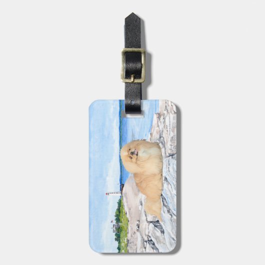 Im Leuchtturm Gepäckanhänger (Vorderseite vertikal)