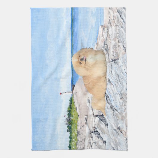 Im Leuchtturm Geschirrtuch (Vertikal)