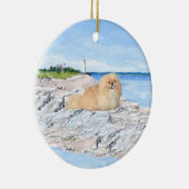 Im Leuchtturm Keramik Ornament (Rechts)